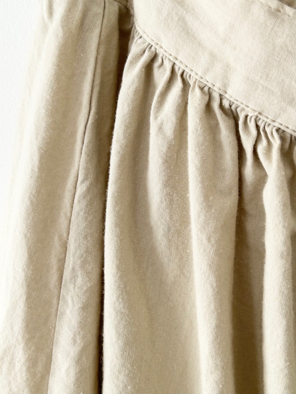 Vintage Byer California 100% Cotton Eyelet Lace Trim Button Midi Skirt - Picture 14 of 16